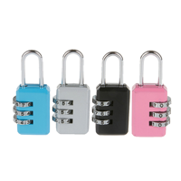 Cadenas à combinaison à 3 chiffres, durable, antivol, en alliage de zinc, petit cadenas pour sac, sac à main, tiroir, voyage