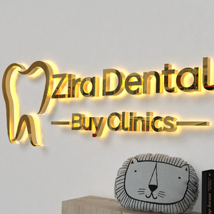 Cắt laser 3D chữ tùy chỉnh dấu hiệu kinh doanh cho công ty Logo Backlit dấu hiệu của tường biểu tượng dấu hiệu - Product Image 2