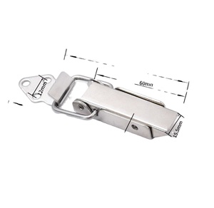 Loquet à ressort réglable robuste YH3744, <span class=keywords><strong>fermoir</strong></span> à bascule dissimulé, verrou de type bec de canard pour boîte à outils et coffret d'équipement - Product Image 1