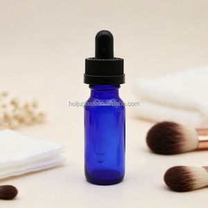 Bouteilles en verre pharmaceutique de Boston de haute qualité, ambre, bleu, vert, transparent, givré, 0,5 oz (15 ml) - Product Image 1