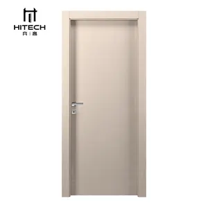 Hitech จีนผู้ผลิตประตูภายใน Mdf ประตูไม้ออกแบบประตูสำหรับตกแต่งภายในบ้าน