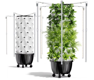 Smart agricoltura idroponica sistema di irrigazione automatica uso domestico giardino verticale crescere torre <span class=keywords><strong>per</strong></span> ortaggi erbe lattuga coltivazione - Product Image 1