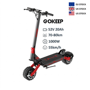 Trottinette électrique intelligente NFC 1000W 52V 20Ah en alliage d'aluminium pliable avec double frein à disque pour adultes, stock UE/USA - Product Image 1