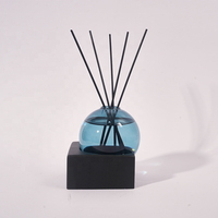 METURE 8D 10D 12D VIDE nouveau design Orbe en verre décoratif avec couleurs personnalisées, diffuseur de roseau en verre peint