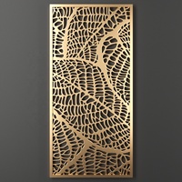 Clôture perforée en acier inoxydable, métal en aluminium découpé au Laser, respectueux de l'environnement, clôture de jardin de 3mm, treillis et portes