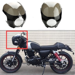 Parabrisas delantero <span class=keywords><strong>Universal</strong></span> Retro para motocicleta, carenados para Harley Sportster bobber chopper - Product Image 2