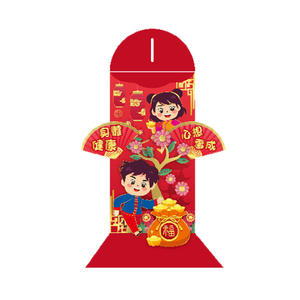 2024 Dragon Année Nouvel An Enveloppe Rouge Haut De Gamme Personnalisé Creative 3D Pull-Out <span class=keywords><strong>Mille</strong></span> Yuan Sac En Poly - Product Image 1