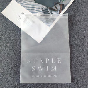 2019 Custom Matte/Frosted Ecofriendly พลาสติกบรรจุภัณฑ์ถุงซิป,T เสื้อชุดว่ายน้ำซิปล็อคเสื้อผ้ากระเป๋า <span class=keywords><strong>Log</strong></span> - Product Image 2