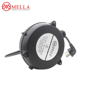 Enrouleurs de câbles électriques rétractables Mella, cordons compacts de 5 m, enrouleurs de rallonges murales pour aspirateurs et appareils électroménagers - Product Image 1