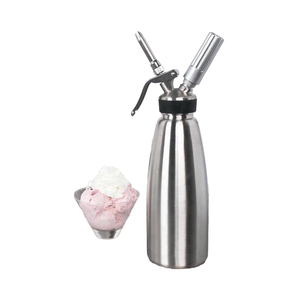 <span class=keywords><strong>Siphon</strong></span> à fouetter <span class=keywords><strong>professionnel</strong></span> 500ml/1 pinte pour distributeur <span class=keywords><strong>de</strong></span> crème fouettée en acier inoxydable avec embouts pour l'utilisation en <span class=keywords><strong>cuisine</strong></span> fouet à crème - Product Image 4