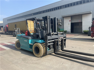 Chariot élévateur à batterie au lithium de 10 tonnes avec contrôleur électrique importé et fourches à déplacement latéral - Product Image 2