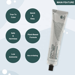 Pewarna Rambut Permanen Profesional Warna Kopi Coklat dengan Minyak Argan, Grosir Pabrik, Krim Pewarna Rambut dengan Ammonia Rendah - Product Image 2