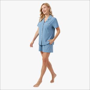 Bamboo Viscose <b>Pajamas</b> <b>for</b> <b>Women</b> Checkered <b>Women's</b> <b>Pajamas</b> <b>for</b> Lounge Wear with OEKO-TEX - Product Image 3