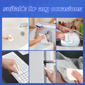 อุปกรณ์ทำความสะอาดบ้าน อุปกรณ์เสริมสำหรับทำความสะอาดหม้อในครัว ฟองน้ำทำความสะอาด แผ่นขัดครัว ฟองน้ำมหัศจรรย์ - Product Image 6