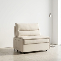 Canapé-lit moderne en métal pliable multifonctionnel pour petit espace, pour une personne, meubles de salon