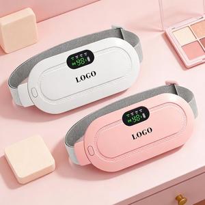 0728 Hot Selling Menstrual Period Pain Relief Belt Warm 1500mah <b>Rechargeable</b> Pi Metal <b>Heating</b> 3-5 Sec Fast up - Product Image 3