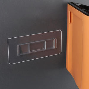 Boîte à serviettes en papier multifonctionnelle, porte-brosse à dents, autocollant adhésif <span class=keywords><strong>pour</strong></span> rangement <span class=keywords><strong>de</strong></span> salle <span class=keywords><strong>de</strong></span> bain et cuisine, fixation à clip, <span class=keywords><strong>crochet</strong></span> invisible, robuste - Product Image 2