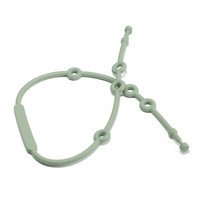 Sangles de sécurité réglables pour jouets de biberon, chaînes de sucette en silicone extensibles