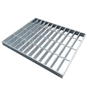 Pavement Structure Steel Grating Metal Stainless Steel Floor Drain Grate Drainage Grating Cover Anti Slip Platform Plate