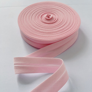 Chất lượng cao gấp đôi không đàn hồi thiên vị Băng mờ Polyester Bông Viền thiên vị BĂNG BĂNG vải phụ kiện quần áo - Product Image 5