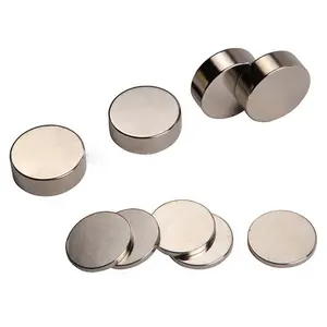 Super Strong Thin 20mm Ni Magnetic N42sh High Temperature Neodymium Disc Magnets