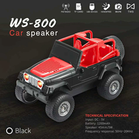 Mini haut-parleur de voiture WS-800 5W, haut-parleur sans fil portable, produit promotionnel à succès, haut-parleur Bluetooth