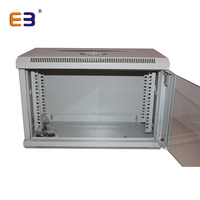WebiTelecomms 4U Armoire murale en acier SPCC entièrement assemblée avec ventilateur inclus pour centre de données, rack de serveur 19 pouces