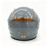 Casque de moto à face ouverte avec visière solaire intégrée, casque de moto à double visière pour adulte pour les trajets en scooter