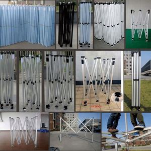 Gazebo de Tela Plateada para Exteriores, Carpa de Exhibición con Marca, Plegable, con Paredes Laterales Extraíbles - Product Image 5