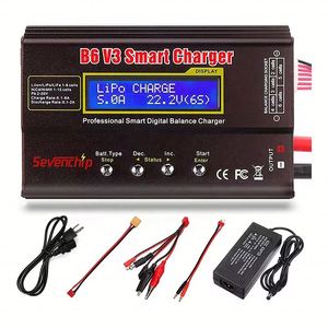 Chargeur de batterie IMAX B6 V3 80W 6A LiHv Lipo NiMh Li-ion Ni-Cd numérique pour RC, chargeur-déchargeur d'équilibrage, adaptateur d'alimentation 15V 6A - Product Image 2