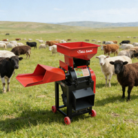 Broyeur d'herbe multifonction, machine à poudre d'herbe, coupe-fourrage, broyeur de fourrage, moulin à marteaux, machine de traitement des aliments pour animaux