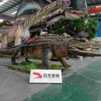 Animatronic Balade et équitation Dinosaure Manèges d'amusement pour enfants Crocodile électrique pour enfants