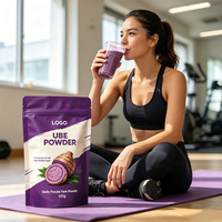 Poudre d'extrait d'igname naturelle OEM, marque privée, poudre d'ube violette pour applications alimentaires