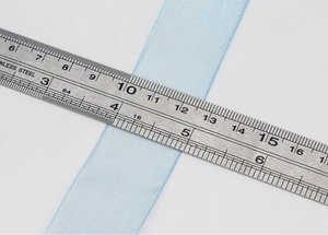 <span class=keywords><strong>Cinta</strong></span> de Organza <span class=keywords><strong>Transparente</strong></span> de 2cm, 2.5cm y 4cm de Ancho, Color Sólido, para Decoración de Bodas, Envoltura de Regalos y Manualidades - Product Image 6