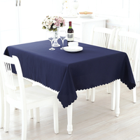 Nappe épaisse en macramé, rectangulaire, vert foncé, pour la Table d'hôtel, de couleur unie, pour réunion au bureau, 1 pièce