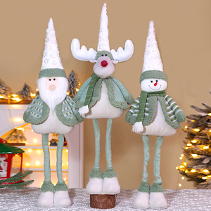 Christmas Plush Toy Xmas Stuffed <b>Doll</b> Holiday Stuffed Animal Soft Decoration Santa Claus Papa Noel Plush Reindeer Elk Snowman - Product Image 2