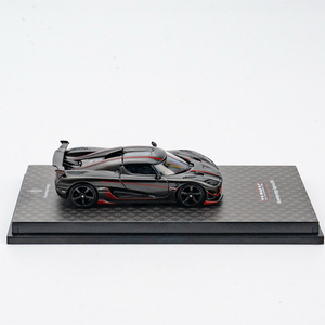 TW 1:64 <span class=keywords><strong>Agera</strong></span> RS Coches de Metal Fundido a Presión, Modelo de <span class=keywords><strong>Coche</strong></span> de Aleación, Adorno Estático con Base de Exhibición, No se Puede Rodar, Sin Puertas Abribles - Product Image 4