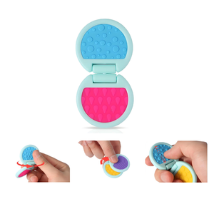 Đầy Màu sắc Silicone <span class=keywords><strong>Fidget</strong></span> <span class=keywords><strong>Spinner</strong></span> lo lắng đá giảm căng thẳng Đồ chơi 360 độ xoay Silicone Flipper <span class=keywords><strong>Spinner</strong></span> - Product Image 1