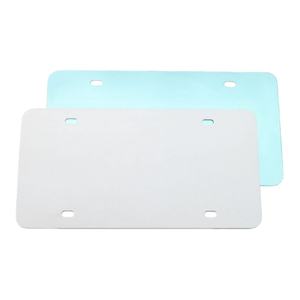 Placas de Matrícula de Aluminio en Blanco de Fábrica, 15x30cm, Aptas para Impresión por Sublimación en Placas Delanteras y Traseras de Vehículos - Product Image 2