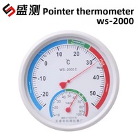Medidor de Temperatura y Humedad Analógico para Interiores, USB, OEM, Personalizable, Diseño Compacto, Modelo WS-2000, Origen Zhejiang, Precio Especial