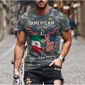 Maglietta grafica con teschio <span class=keywords><strong>Horror</strong></span> traspirante da uomo con stampa digitale 3D maglia Casual a manica corta per l'estate - Product Image 3