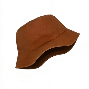 단색 프린트 자외선 차단 양면 폴리에스터/면 어부 모자 남녀 공용 아웃도어 하이킹용 - Product Image 3
