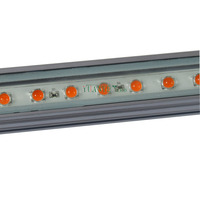 Projecteur LED professionnel en aluminium à inclinaison latérale optique à 45 degrés, éclairage mural linéaire RGB avec contrôle DMX, haute luminosité