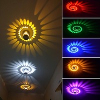 Lampe spirale LED, lampe murale créative, lampe décorative de chevet, lampe décorative de fond de mur, lampe décorative de couloir