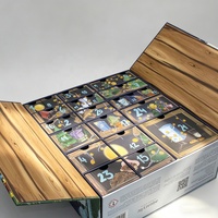Boîte Cadeau Mystère Rigide Personnalisée de Luxe pour Bonbons, Emballage Calendrier de l'Avent de Noël, Boîte en Papier pour Cadeau Surprise