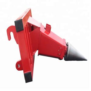 Fente de bûches conique montée sur excavatrice RIMA, fendeuse de bûches à vis, séparateur de bois - Product Image 6