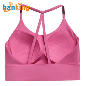 Ehanking-Soutien-gorge de sport pour femme, antichoc, entraînement, course, fitness, yoga, avec coussinet, tissu brossé, dos nu, grande taille - Product Image 5