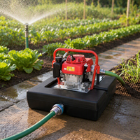 Pompe à eau flottante portable à essence haute puissance, type bateau, pour l'irrigation agricole et l'arrosage des légumes
