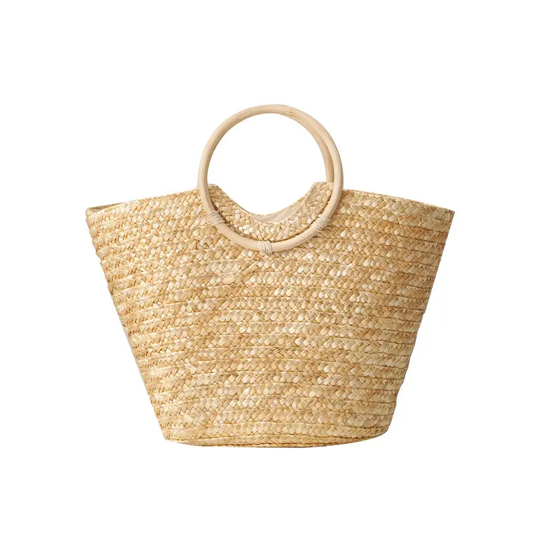 Новый дизайн, летние пляжные сумки, дорожные женские сумки ручной работы, большие плечи, натуральная морская трава, летняя пляжная соломенная сумка