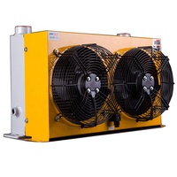 Échangeur de chaleur à plaques en aluminium AH1490L 250L/min 150W 220V/24V pour ventilation, réfrigération, mini-excavatrice, huile hydraulique, moteur pneumatique